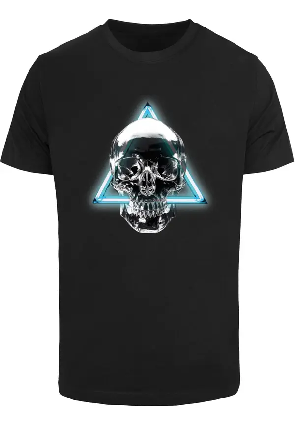 Mister Tee Mister Tee Majica 'Neon Skull'  mešane barve / črna