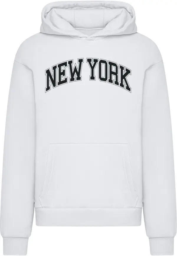 Mister Tee Mister Tee Majica 'New York'  črna / bela