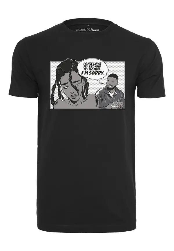 Mister Tee Mister Tee Majica 'Sorry'  siva / temno siva / črna / bela