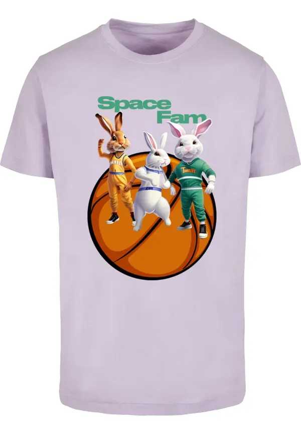 Mister Tee Mister Tee Majica 'Space Fam'  svetlo lila / mešane barve