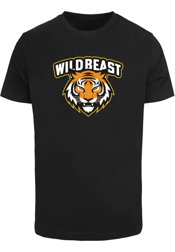 Mister Tee Mister Tee Majica 'Wild Beast Tiger'  rumena / oranžna / črna / bela
