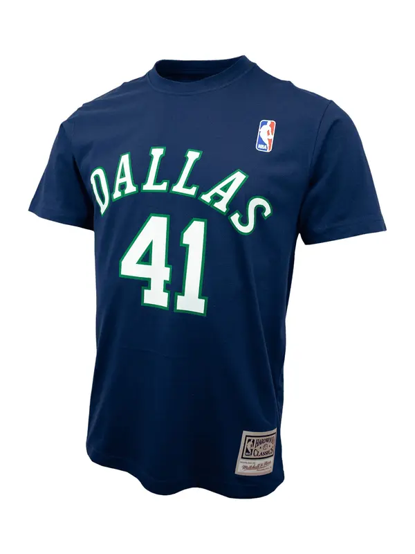 Mitchell & Ness Mitchell & Ness Funkcionalna majica 'NBA Dallas Mavericks Dirk Nowitzki'  mornarska / zelena / rdeča / bela