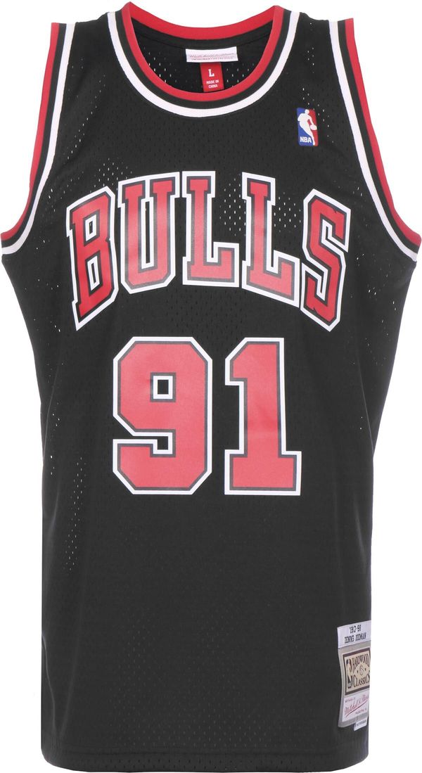 Mitchell & Ness Mitchell & Ness Majica 'Dennis Rodman'  rdeča / črna / bela