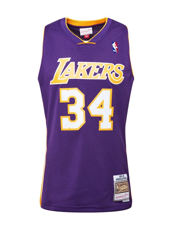 Mitchell & Ness Mitchell & Ness Majica 'LA LAKERS - NBA SWINGMAN'  rumena / temno liila / bela