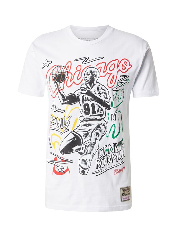 Mitchell & Ness Mitchell & Ness Majica 'NBA Bulls - Rodman'  rumena / živo rdeča / črna / bela