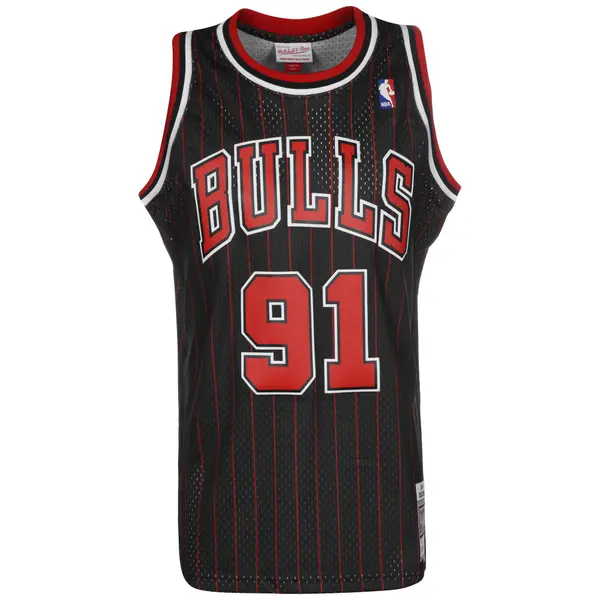 Mitchell & Ness Mitchell & Ness Majica 'NBA Chicago Bulls Swingman Dennis Rodman'  rdeča / črna / bela
