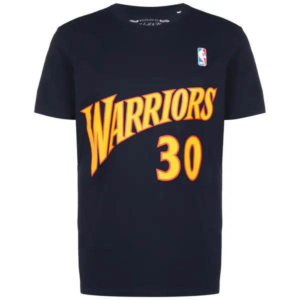 Mitchell & Ness Mitchell & Ness Majica 'NBA Golden State Warriors Stephen Curry Hardwood'  temno modra / rumena