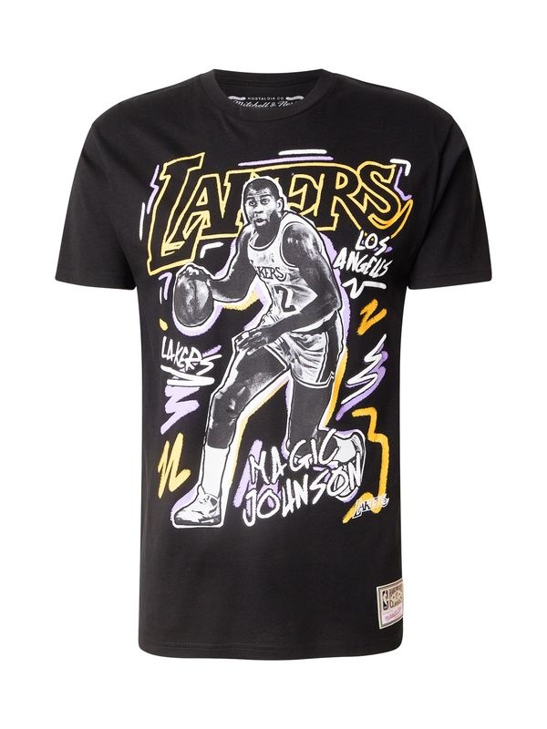 Mitchell & Ness Mitchell & Ness Majica 'NBA Lakers - Johnson'  rumena / temno siva / črna / bela