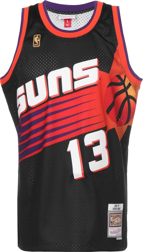 Mitchell & Ness Mitchell & Ness Majica 'Steve Nash'  oranžna / črna / bela