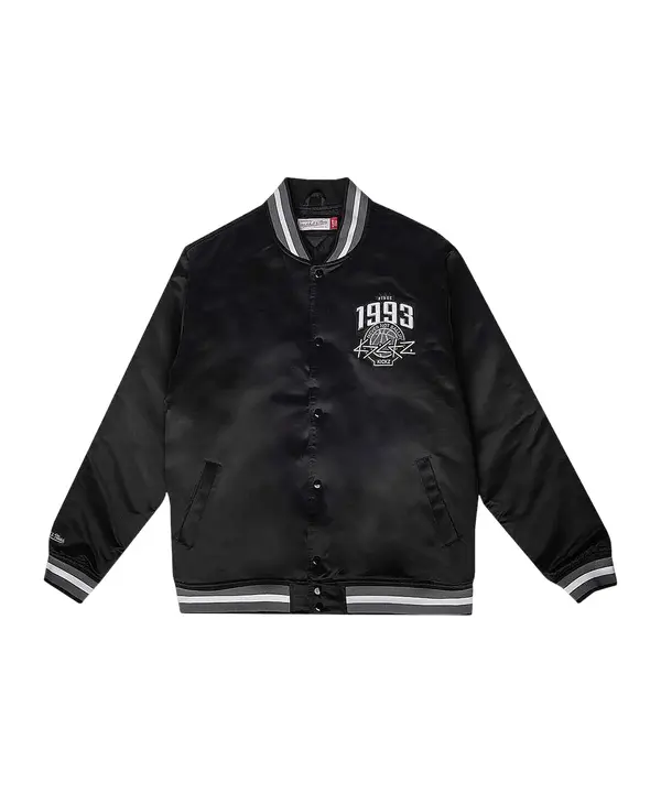 Mitchell & Ness Mitchell & Ness Prehodna jakna  siva / črna / bela