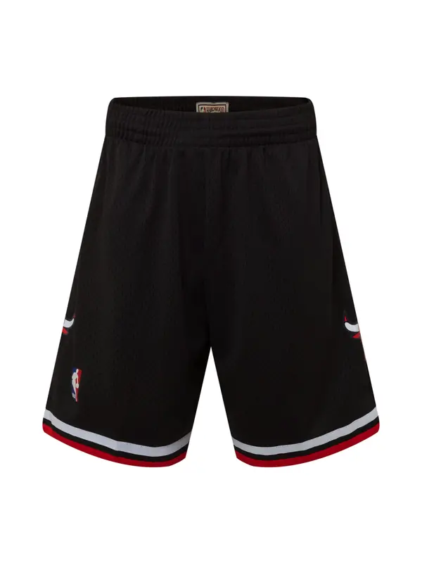 Mitchell & Ness Mitchell & Ness Športne hlače 'NBA C.B.'  rdeča / črna / bela