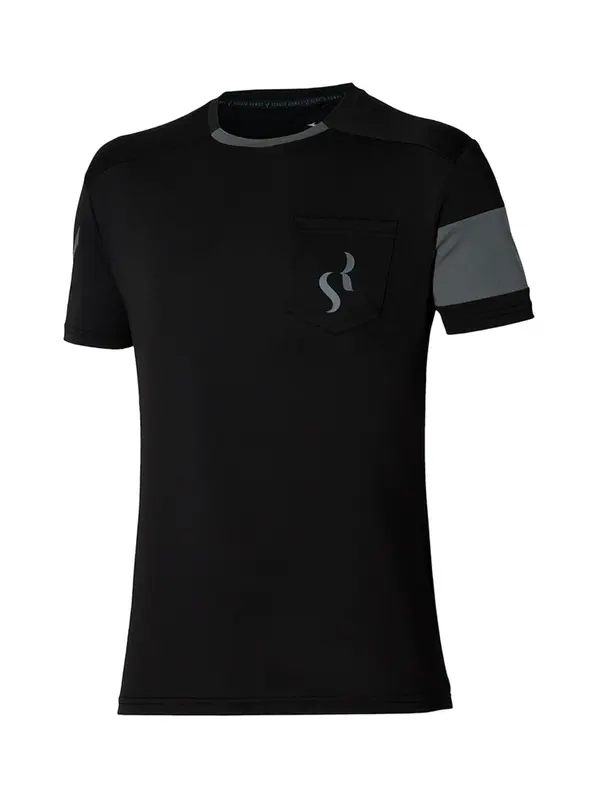 MIZUNO MIZUNO Funkcionalna majica  bazaltno siva / črna