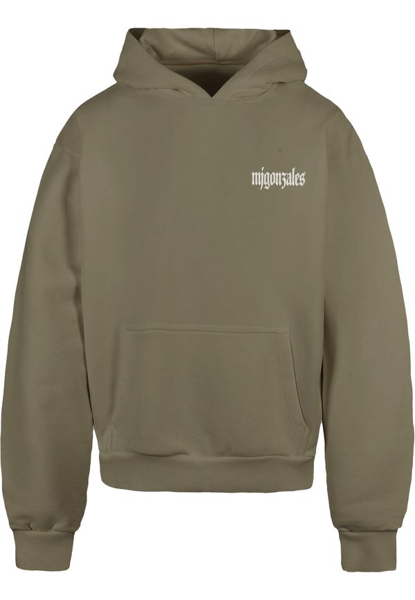 MJ Gonzales MJ Gonzales Majica 'Discipline Dynasty'  svetlo siva / temno siva / oliva / bela