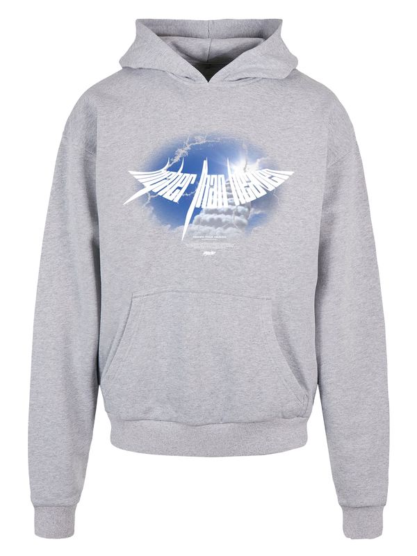 MJ Gonzales MJ Gonzales Majica 'Higher Than Heaven V.4'  modra / siva / bela