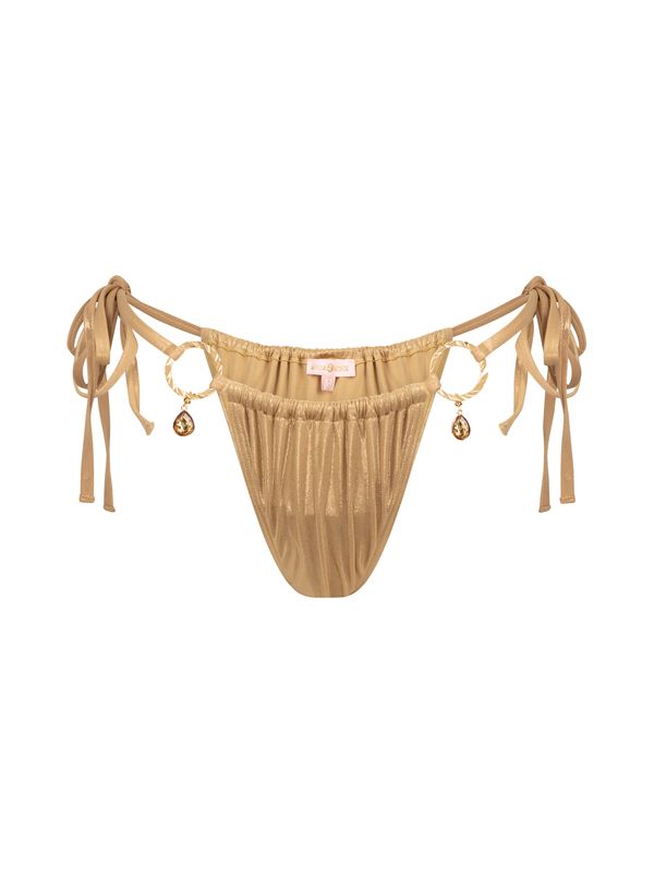 Moda Minx Moda Minx Bikini hlačke 'Crete Pendant Hoop'  zlata