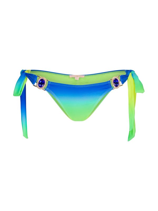 Moda Minx Moda Minx Bikini hlačke  modra / zlata / zelena