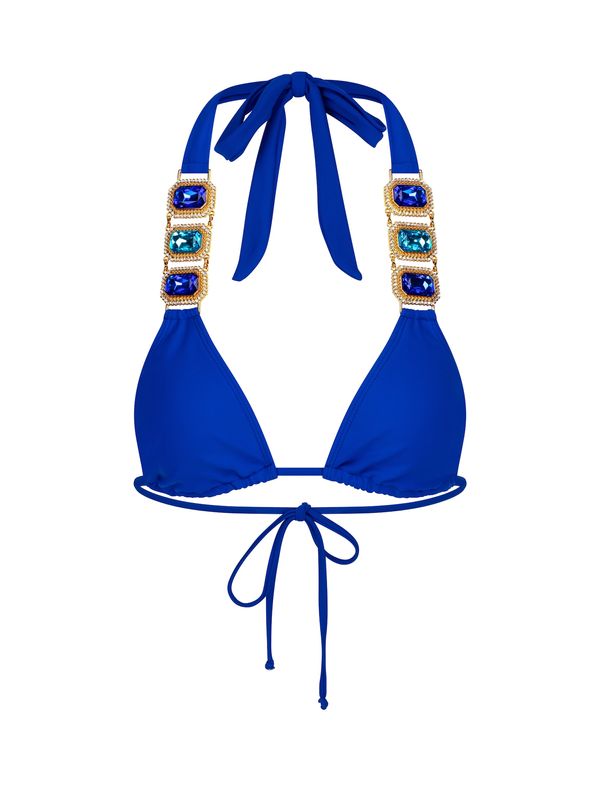 Moda Minx Moda Minx Bikini zgornji del 'Boujee'  modra / turkizna / zlata