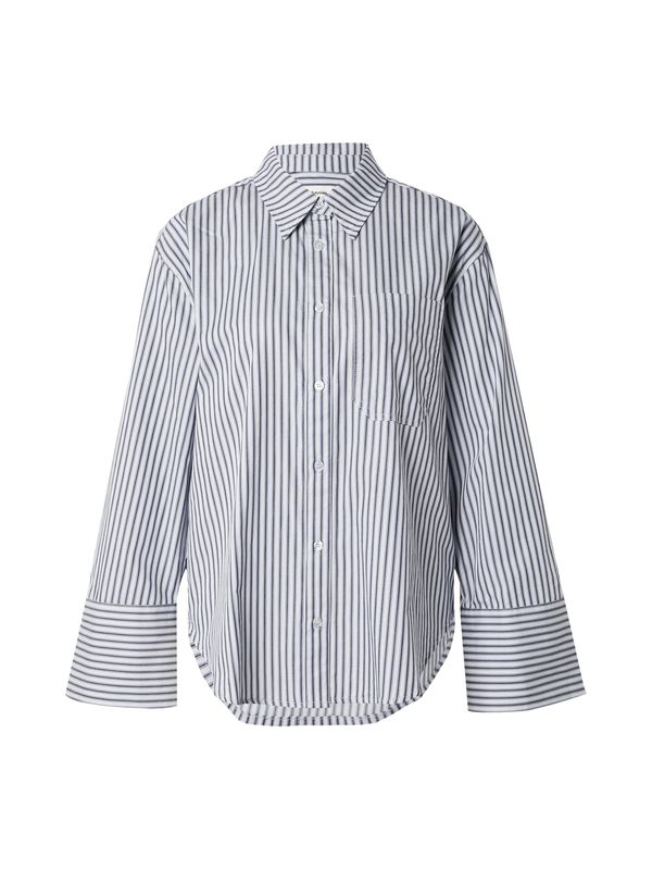 modström modström Bluza 'Lainey'  modra / golobje modra / bela