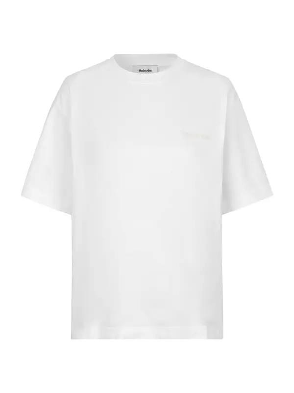 modström modström Majica 'Takoda'  oranžna / bela