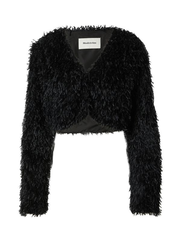 modström modström Pletena jopa 'Gina'  črna