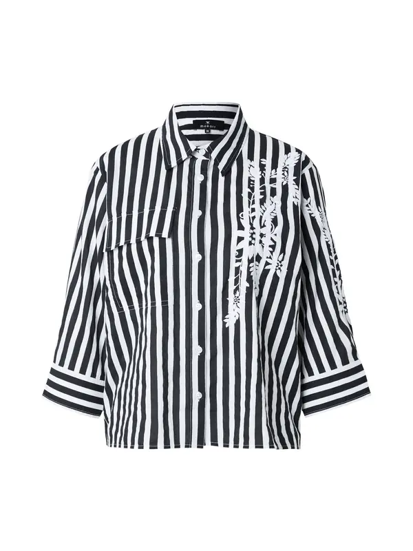 monari monari Bluza  črna / bela