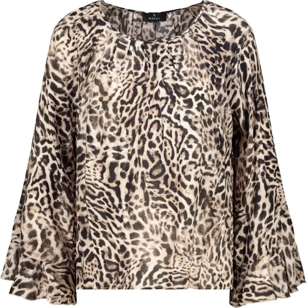 monari monari Bluza  kit / kapučino / črna