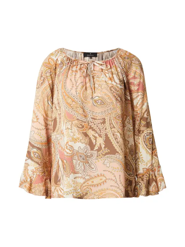 monari monari Bluza  kremna / umbra / oranžna / breskev