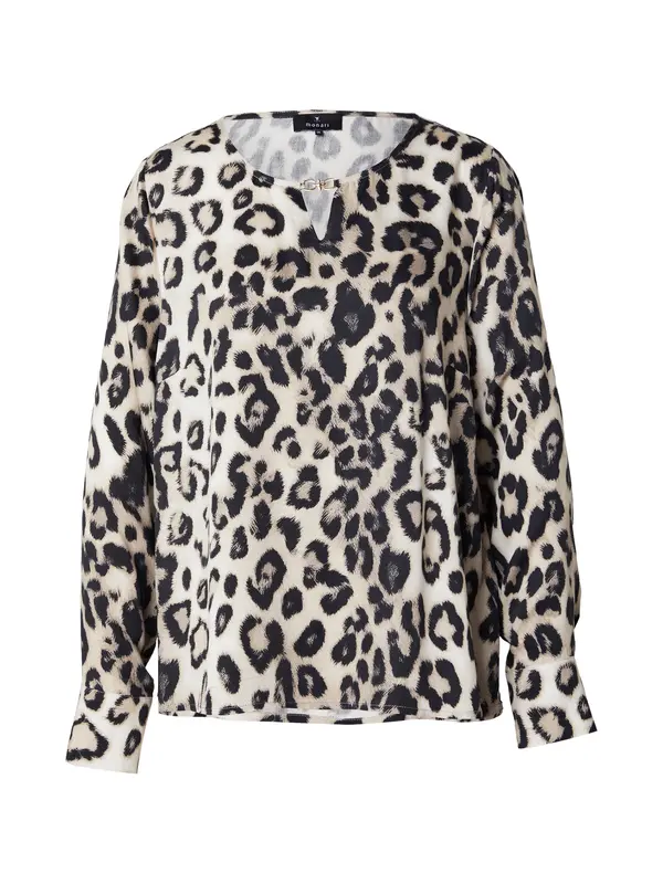 monari monari Bluza  sepija / črna / off-bela