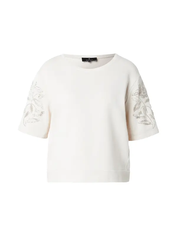 monari monari Majica  kremna / srebrna