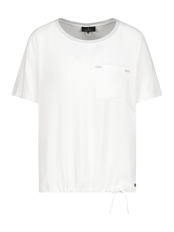 monari monari Majica  srebrna / bela