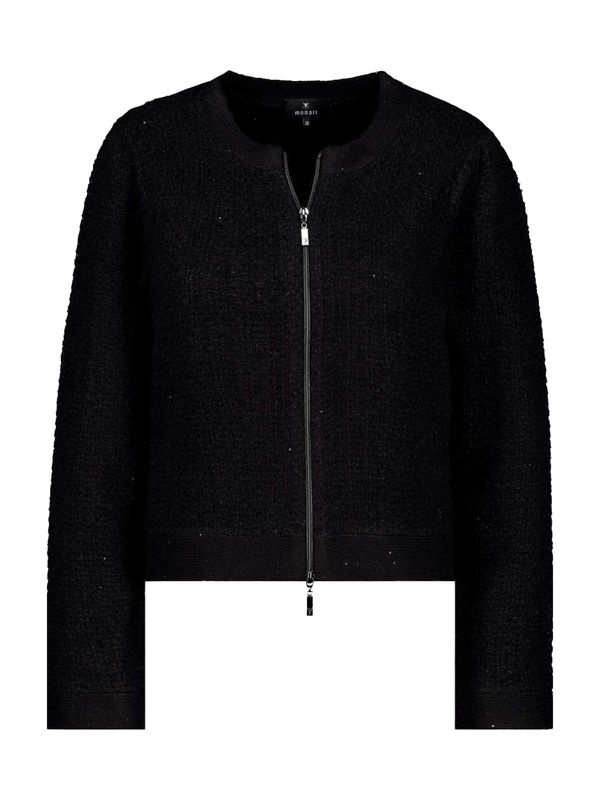 monari monari Pletena jopa  črna