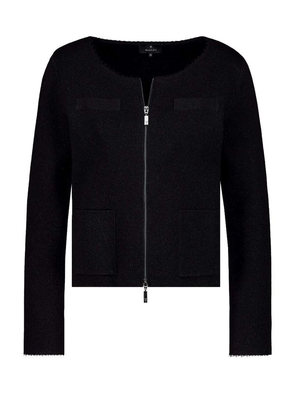 monari monari Pletena jopa  pegasto črna