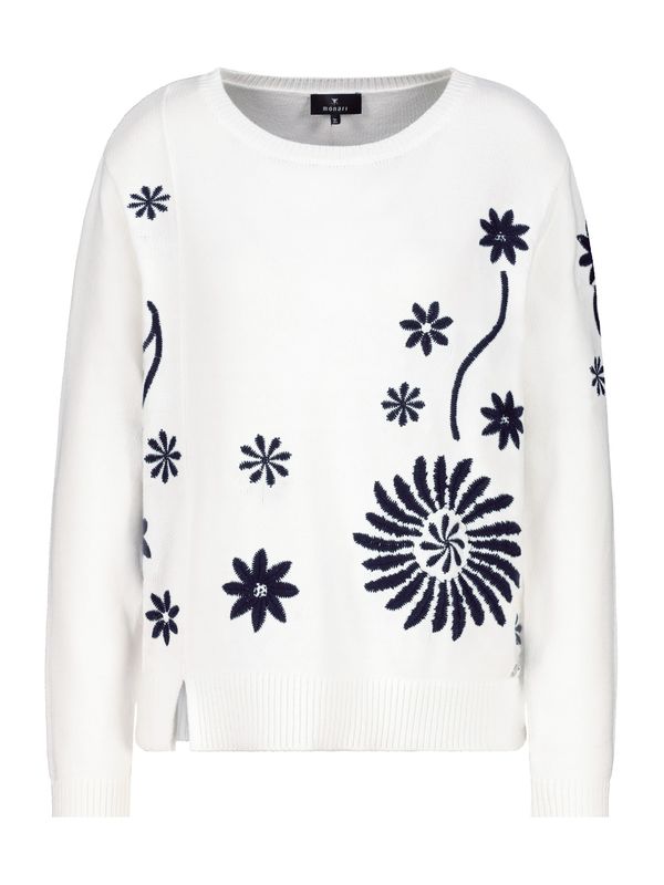 monari monari Pulover  črna / bela