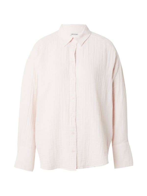 Monki Monki Bluza  pastelno roza