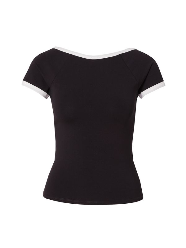 Monki Monki Majica  črna / bela