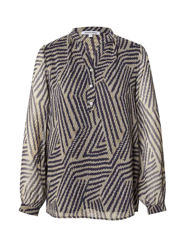 MORE & MORE MORE & MORE Bluza  bež / marine / bela