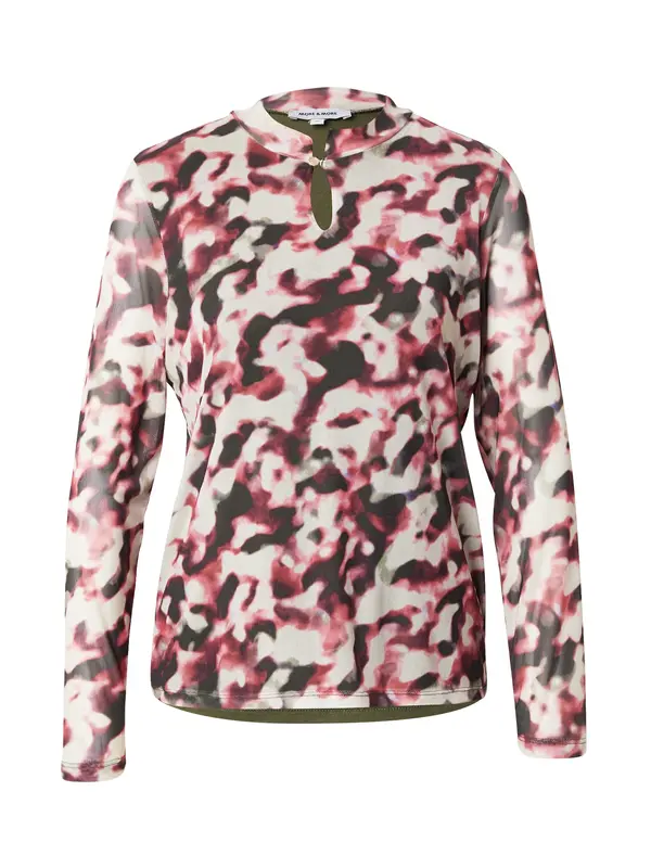 MORE & MORE MORE & MORE Bluza  kaki / burgund / off-bela