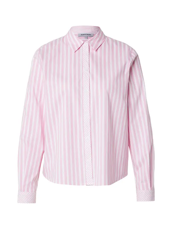 MORE & MORE MORE & MORE Bluza  roza / bela
