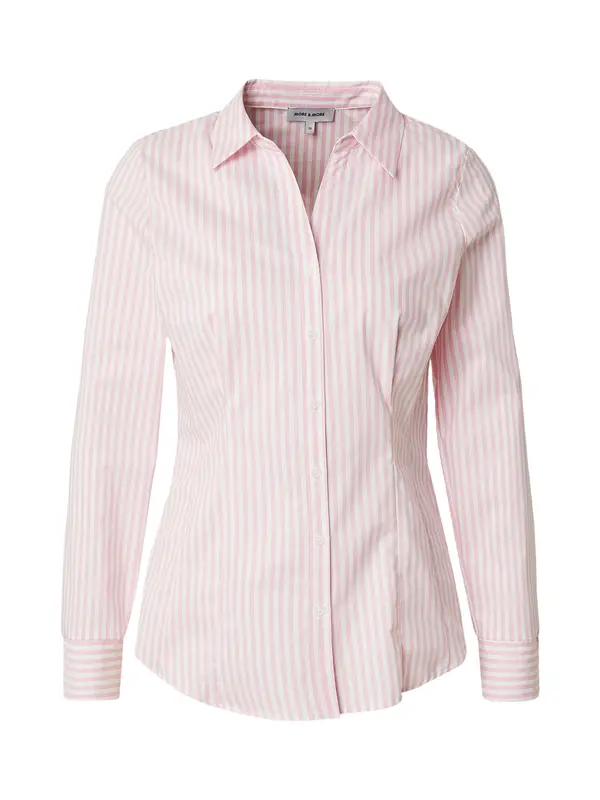 MORE & MORE MORE & MORE Bluza  roza / bela