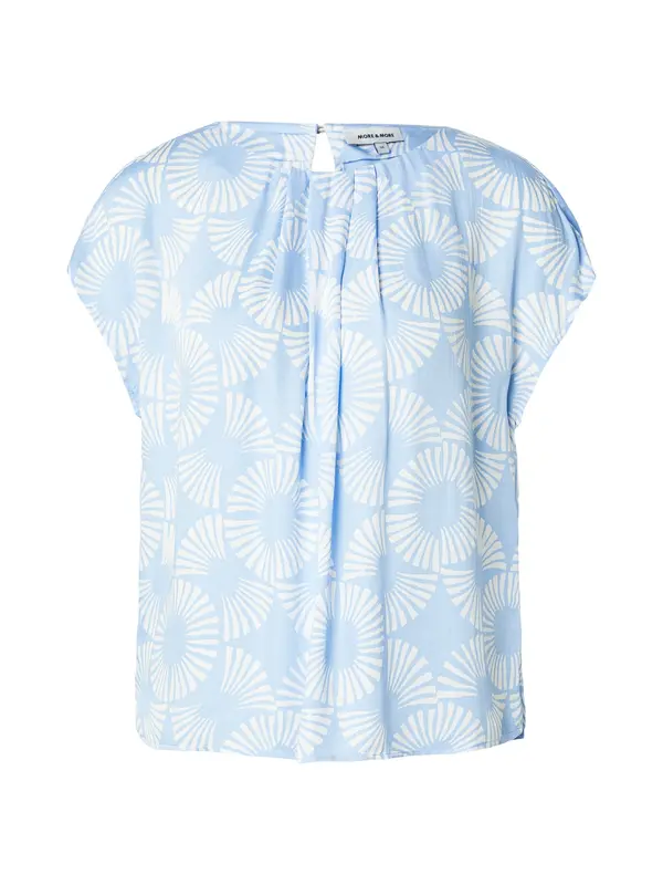 MORE & MORE MORE & MORE Bluza  svetlo modra / bela