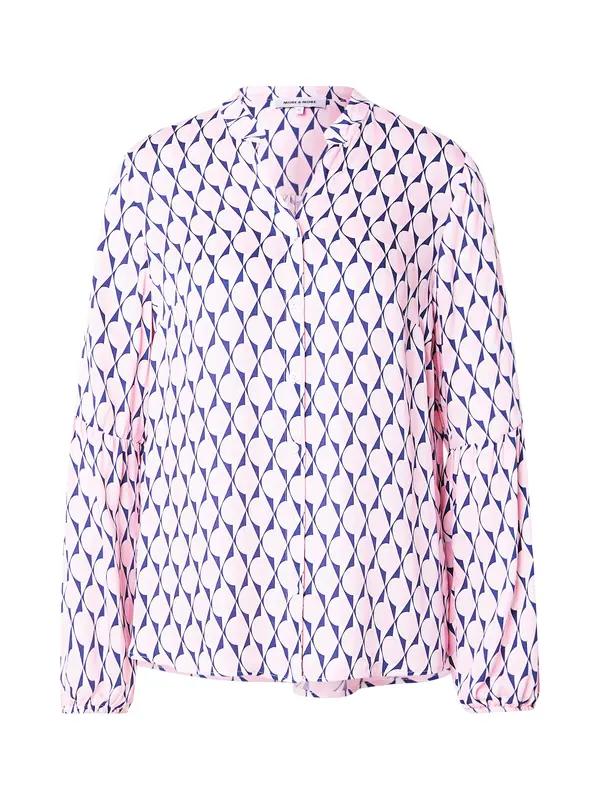 MORE & MORE MORE & MORE Bluza  temno modra / roza / rosé / bela