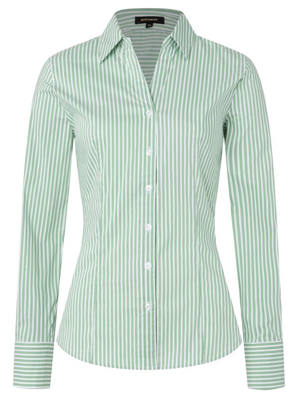 MORE & MORE MORE & MORE Bluza  zelena / bela