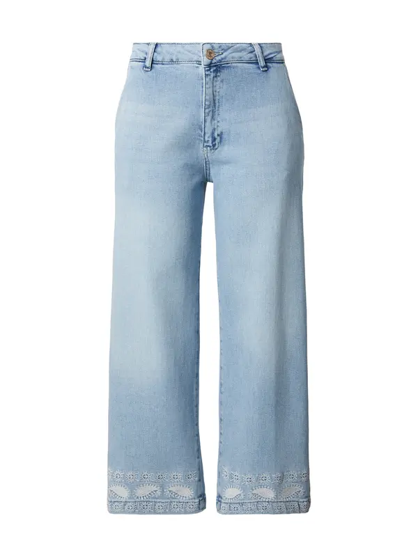 MORE & MORE MORE & MORE Kavbojke  moder denim / off-bela