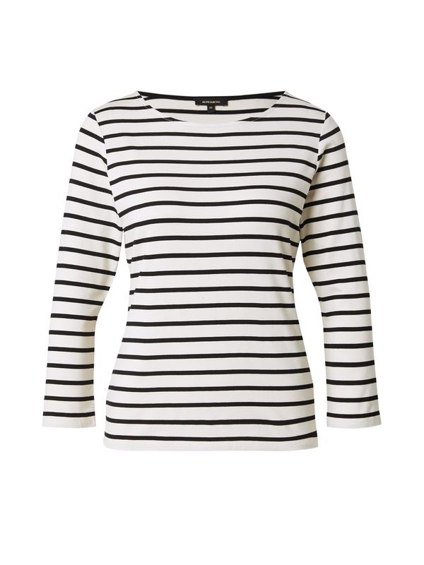 MORE & MORE MORE & MORE Majica  črna / bela