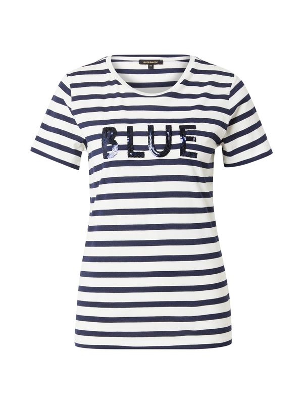 MORE & MORE MORE & MORE Majica  temno modra / off-bela