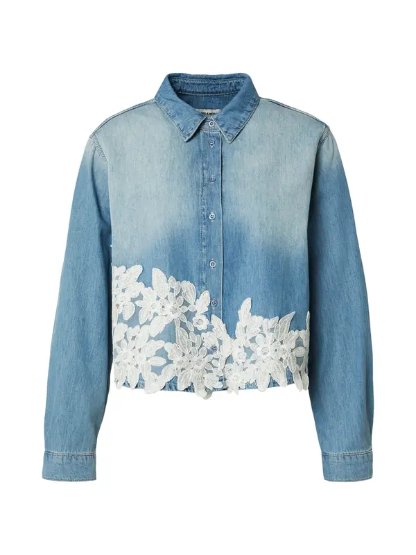 MORE & MORE MORE & MORE Prehodna jakna  moder denim / bela