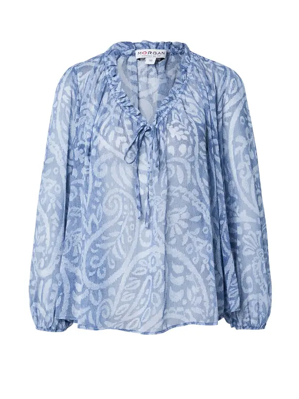 Morgan Morgan Bluza '261-OSKO.F'  modra / pastelno modra