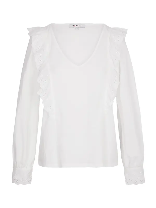 Morgan Morgan Bluza '261-TIMEO'  off-bela