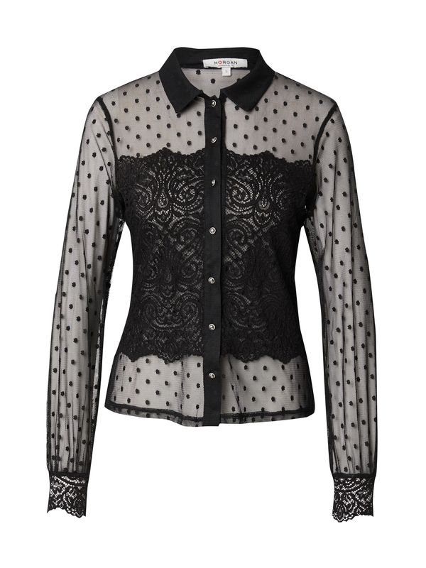 Morgan Morgan Bluza  črna