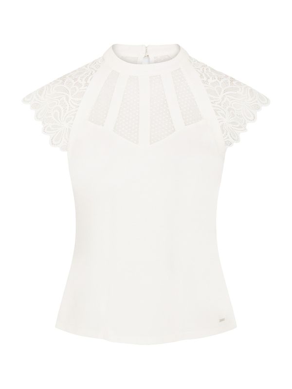 Morgan Morgan Bluza  srebrna / bela